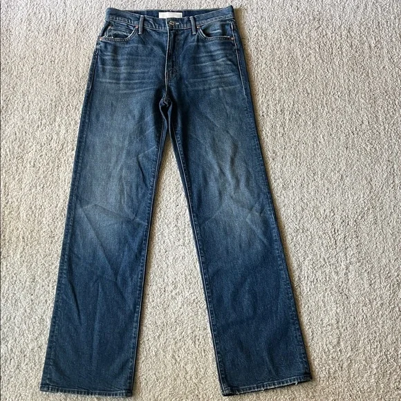 MOTHER Women's Straight Leg Jeans - Blue